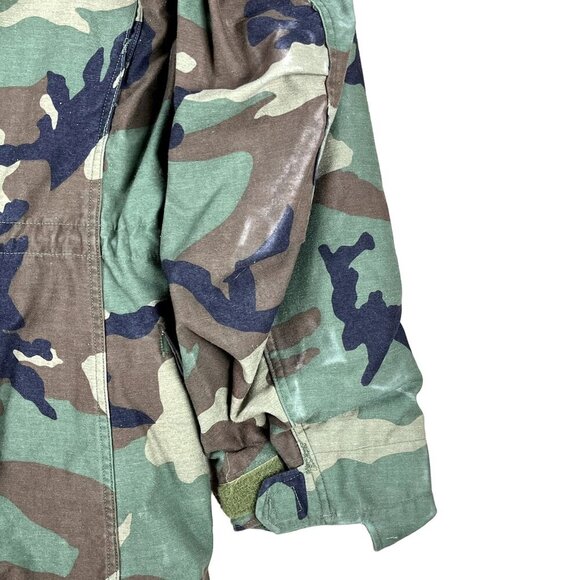 Vintage 90s Military US Army Camo Cold Weather Field Coat Size Small - Picture 6 of 9